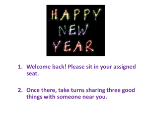 Happy New Year! - Below is the AVID Calendar where you will find