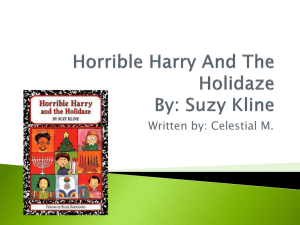 Horrible Harry and the Holidaze: Book Summary & Analysis