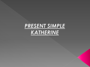 PRESENT SIMPLE