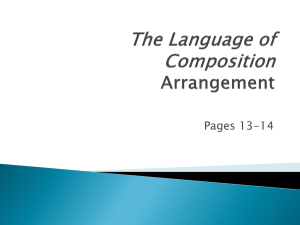Arrangement of Essays