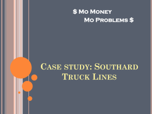 Case study: Southard Truck Lines