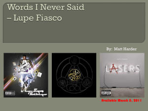 Words I Never Said Final
