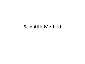 Scientific Method