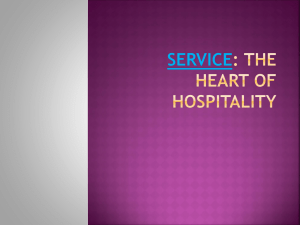 Hospitality Customer Service: Needs, Employees, & Complaints