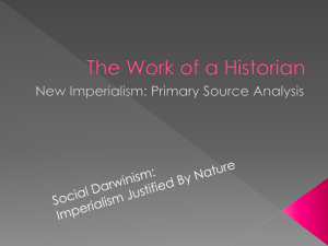 The Work of a Historian Primary Source Analysis of Karl Pearson