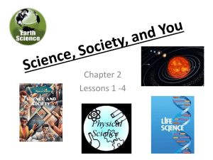 Science, Society and You
