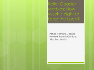 Marble Roller Coaster Physics: Height & Loop-the-Loop