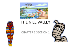 THE NILE VALLEY