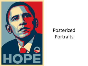 Posterized Portraits: Art & Photoshop Project
