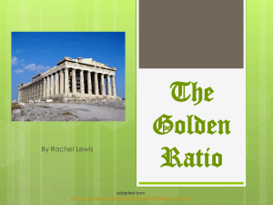 The Golden Ratio