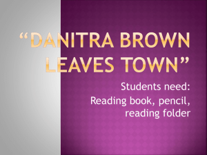 Danitra Brown Leaves Town day 1