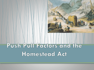 Push Pull Factors