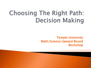 Decision Making Worksheet: Pros & Cons Analysis