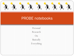 PROBE notebooks - Onslow County AIG