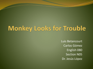 Monkey Looks for Trouble: Story Summary & Vocabulary