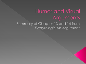 Humor and Visual Arguments
