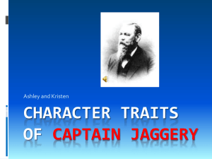 Captain Jaggery Character Traits Analysis