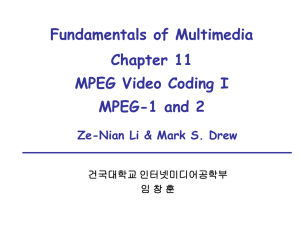 MPEG Video Coding I