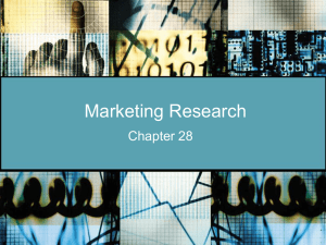 Marketing Research