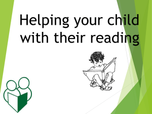 Reading powerpoint - Bonnygate Primary School