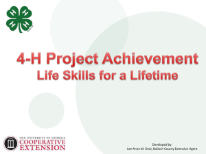 How to Prepare a Presentation-Cloverleaf - Georgia 4-H
