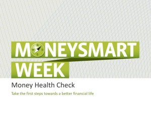 Money Health Check