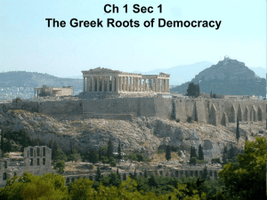 Greek Roots of Democracy: Solon to Aristotle