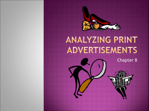 Chapter 8, "Analyzing Print Advertisements"