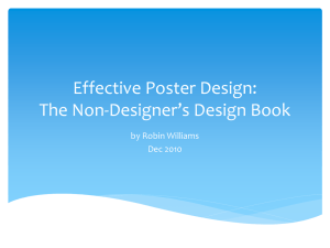 Creating Effective Posters: The Non