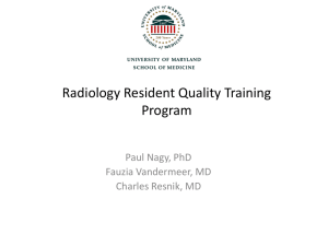 Radiology QI/PI