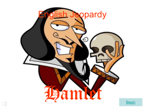 Hamlet Jeopardy Game: Test Your Knowledge!