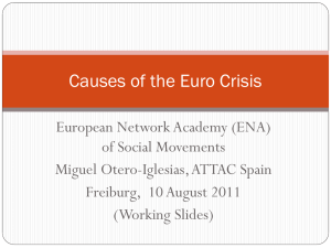 Causes of the Euro Crisis