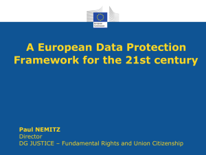 The Data Protection Regulation (II)