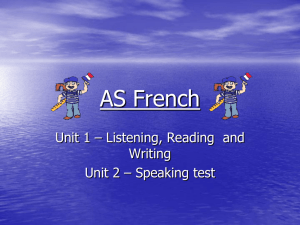 AS French and German