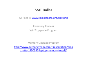 TC Mtg SMT Dallas summary
