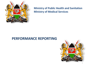 Performance Reporting