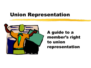 USEP Building Representatives: Worksite Advocates