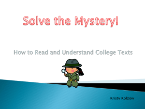 How to Read your Textbook Effectively and Time Management