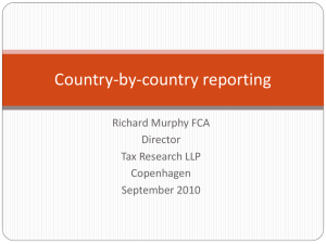 Country-by-country reporting