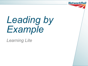 Leading By Example