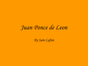 (Ponce de Leon)