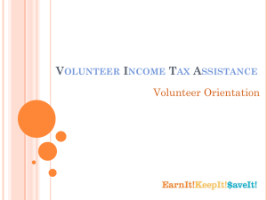 Volunteer Orientation Presentation