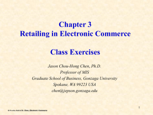 Chapter 3 Effects of IT on Strategy and Competition