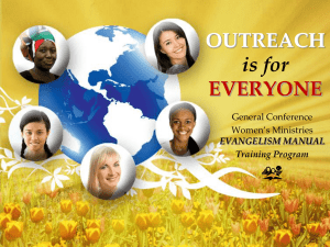 EM Chapter 1 - Our Gospel Commission