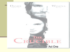 The Crucible Act One Study Guide: Questions & Answers