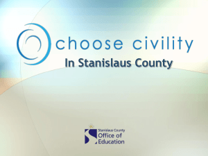 Be the Change…Choose Civility