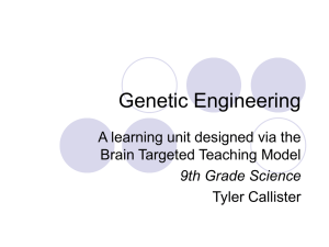 Genetic Engineering in Reproductive Medicine Presentation