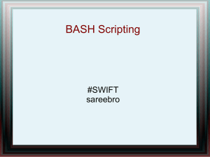 BASH Scripting: Introduction to Shell Scripting