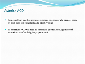 Asterisk ACD