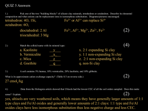 Soil Chemistry & Aeration: Quiz & Lecture Notes